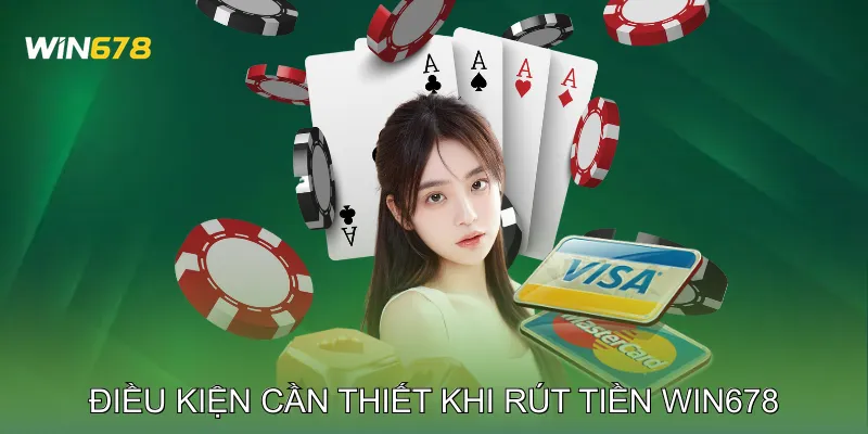 Điều kiện cần thiết khi rút tiền Win678